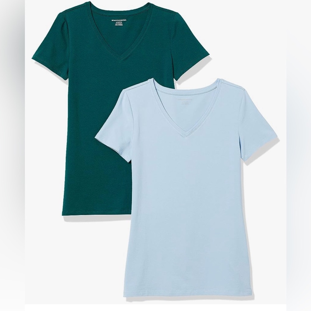 Women’s V-Neck T-Shirts, Multipack - Size: Small